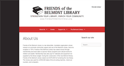 Desktop Screenshot of friendsofthebelmontlibrary.org